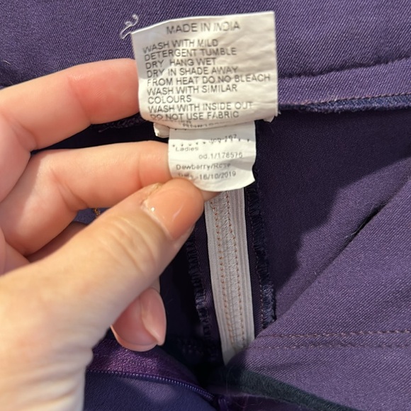 Piper by SmartPak purple and ROSE GOLD breeches 34 - Picture 6 of 6